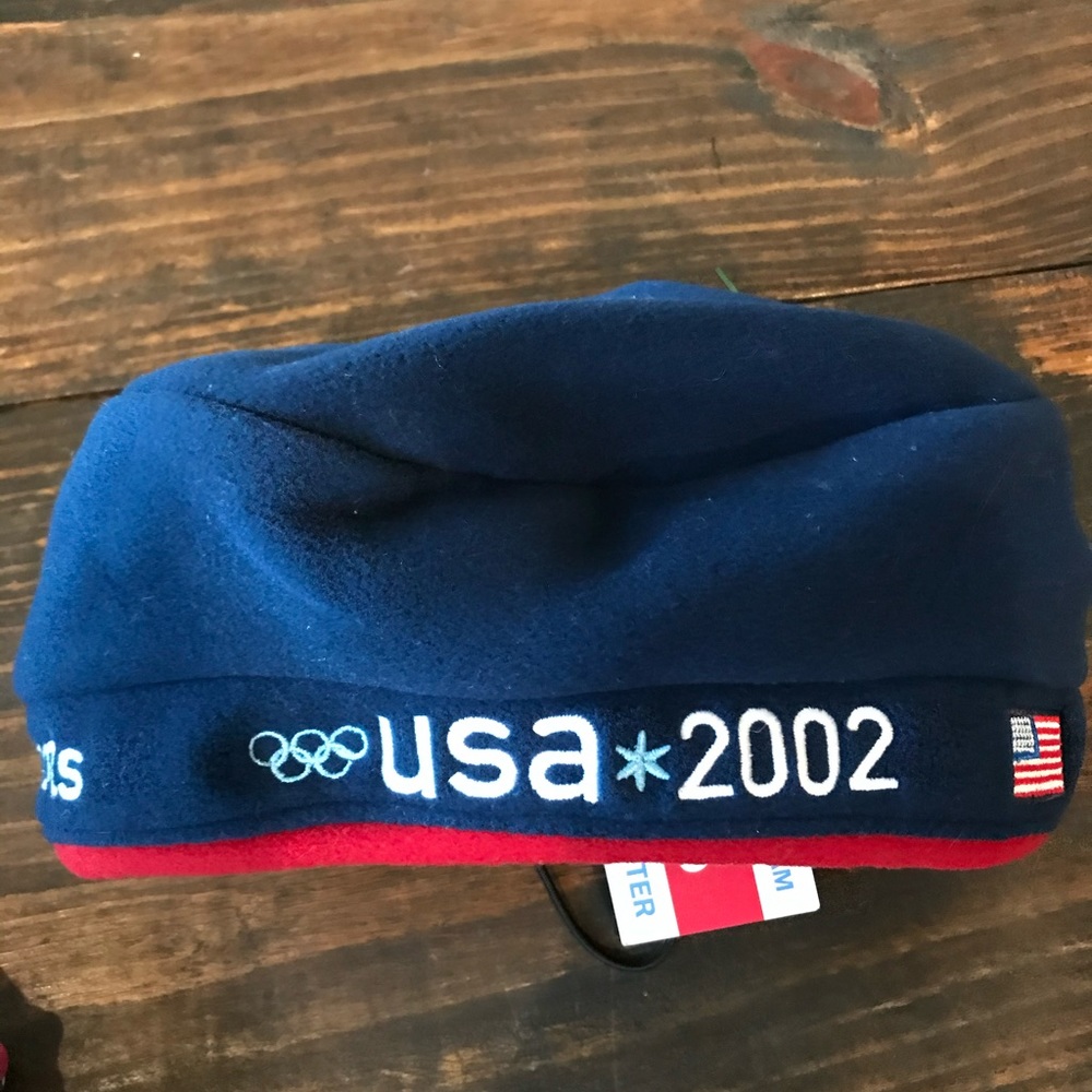 Vintage 2002 beret USA Olympics Hat